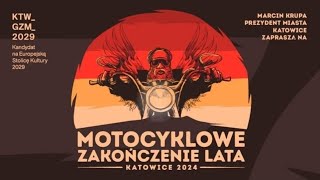 Motocyklowe Zakończenie Lata 2024 😃 Katowice part 1 [upl. by Chrissy]