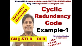 Example Problem on Cyclic Redundancy Code  Cyclic Redundancy Code  Error Detecting Codes  CN [upl. by Saimon]