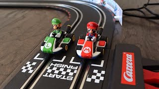 Carrera Go Mario Kart Slot Car Race Track Review [upl. by Herzberg]