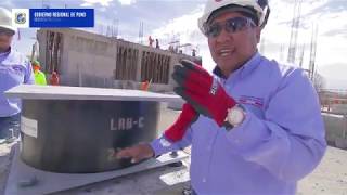 Instalación de aisladores sísmicos  Hospital Materno Infantil  Gobierno Regional de Puno [upl. by Rooker]