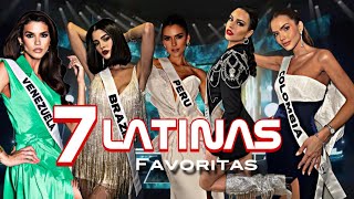 Miss Universe 2024 Las 7 latinas Favoritas [upl. by Ethelred]