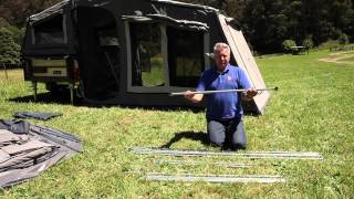 Soft Floor Camper Trailer Setup Instructions [upl. by Wurtz826]