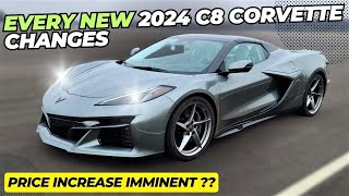 All 2024 C8 Corvette Model Year Changes and SHOCKING NEW Standard Equipment [upl. by Ahtnahc]