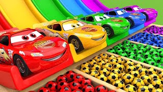 🔴 LEARN COLORS 🔴 CARROS PARA NIÑOS [upl. by Ecyal834]