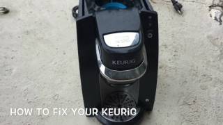 How to fix a plugged Keurig machine [upl. by Atinoj]