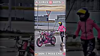 Girl vs boy stunt bike 😲💪🏼🔥 bike [upl. by Akcinat727]