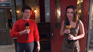 Chilling Adventures of Sabrina Kiernan Shipka Spills Part 3 Secrets and Tours the Spellman House [upl. by Aianat31]