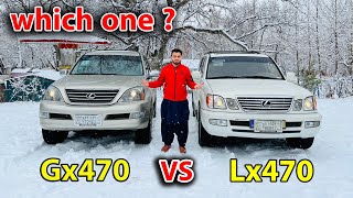 Gx470 Vs Lx470 V8 4x4 😇لکسس یا لکسس پرادو ؟ [upl. by Nwahsat]