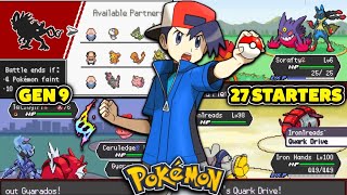 Updated Pokemon GBA ROM Hack With All Pokemons Gen 9 Paradox Forms Gigantamax amp More 2023 [upl. by Saideman]