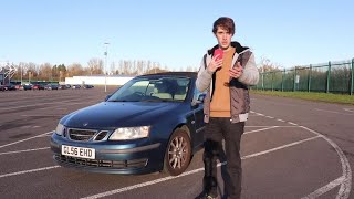 2006 Saab 93 19 TiD  Buyers Guide Review  CONVERTIBLE ROAD BARGE [upl. by Anelet68]