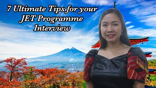 TIPS FOR JET PROGRAMME PHILIPPINES 2023 INTERVIEW [upl. by Zacarias]