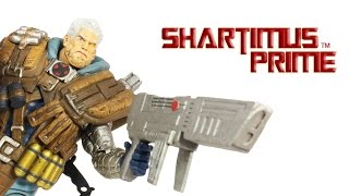 Marvel Select Cable Diamond Select Toys Action Figure Review [upl. by Ladnyk]