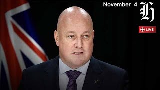 NZ Herald Live PM Luxon postCabinet press conference [upl. by Thorwald]