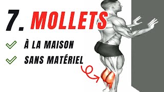 7 exercices MOLLETS  programme musculation maison sans matériel [upl. by Darrelle]