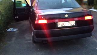 My Alfa Romeo 164 Q4 30 24v 95  Running again after cambelt failure [upl. by Shaefer]