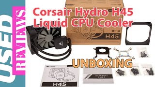 Corsair Hydro Series H45 Liquid CPU Cooler C W9060028WW  USED REVIEWS [upl. by Nyleuqaj]