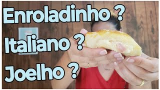 RECEITA DE JOELHO DE PADARIA  ENROLADINHO ITALIANO [upl. by Ycrad]