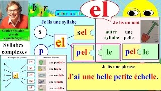 Apprentissage de la lecture Maternelle CP en Français  el 48 [upl. by Aikehs300]