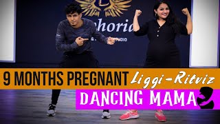 9 months Pregnant  Ritviz  Liggi DANCE  Hari b Raj Choreography  Euphoria Dance amp Fitness Studio [upl. by Nyleve]