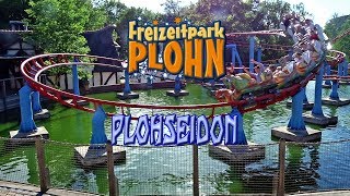 Freizeitpark Plohn Plohseidon Mitfahrt in 4K [upl. by Adekram166]