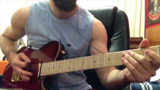 The Winery Dogs  Oblivion  Guitar cover HQ Audio correct intro with tab [upl. by Eimoan136]