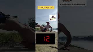 TABATA Exercise 6 rounds 20 sec each round 10 sec pause tabata motivation [upl. by Ueihttam]