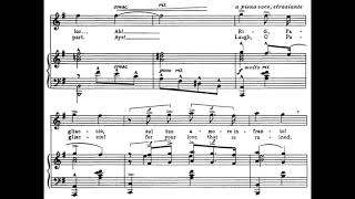 Vesti La Giubba Pagliacci  R Leoncavallo Score Animation [upl. by Hanover996]