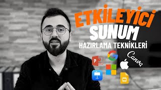 Etkileyici Sunum Hazırlama Teknikleri  Canva ile Her Şey Çok Basit [upl. by Elwin]