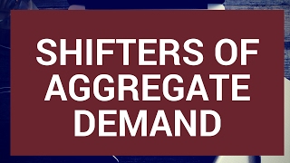 Shifters of Aggregate Demand [upl. by Tracee139]