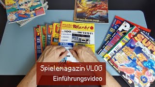 Lasst uns in alten SpieleZeitschriften blättern Einführungsvideo zum Retro Spielemagazin VLOG [upl. by Lewellen]