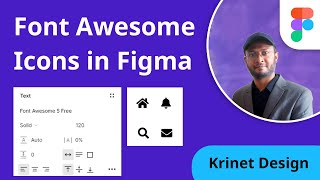 How to use font awesome icons in Figma [upl. by Aramoiz]