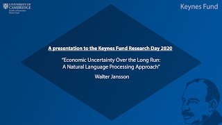 Keynes Fund Economic Research – Economic Uncertainty Over the Long Run – Walter Jansson [upl. by Ynnam]