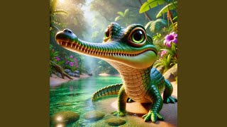 The Gharial or fisheating crocodile Gavialis gangeticus Song for Kids  Nursery Rhymes [upl. by Damales]