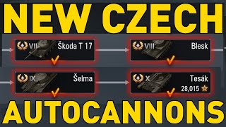 New Czechoslovakian Autocannon Light Tech Tree in World of Tanks [upl. by Esiole]