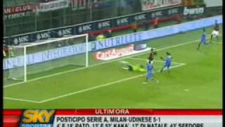 MILANUDINESE 51 SERIE A 17° GIORNATA 211208 [upl. by Alyss]