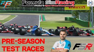 rFactor 2 Formula SimRacing PreSeason Race 2  Formula Pro at Imola [upl. by Wheaton]