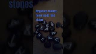 Magicians toolbox homemade runestones runestones diy [upl. by Dearr]