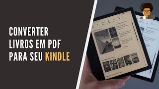 Como converter LIVROS em PDF para o KINDLE [upl. by Berkly]