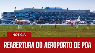 O Aeroporto de Porto Alegre vai reabrir em breve [upl. by Kerwin237]