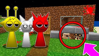 TROLLÉ y ME ESCONDI de Los SPRUNKI 😂 Bebe Noob EL ESCONDITE VS SPRUNKI en MINECRAFT [upl. by Lingwood]