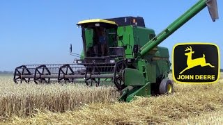 Combinen met de John Deere 1085 Martinus Riepma Dronten film Jan Rijpma © Dronten [upl. by Aihsein]