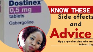 CABERGOLINE What to KNOW and AVOIDDostinex Pharm Clare [upl. by Edora]