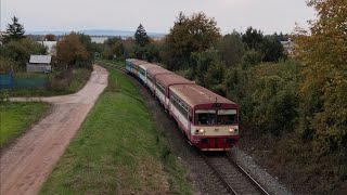 Burčákový pochod Mutěnice zvláštní vlaky 1210 2024 [upl. by Akemihs664]