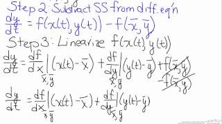 Linearization of Differential Equations [upl. by Balbur204]