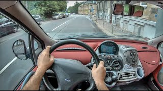 Fiat Multipla I  4K POV Test Drive 300 Joe Black [upl. by Acinorej]