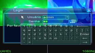 DVR XVR Xmeye  2 Acessando o Menu [upl. by Ettenuj]