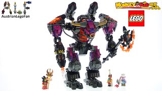 LEGO Monkie Kid 80010 Demon Bull King  Lego Speed Build Review [upl. by Schlicher913]