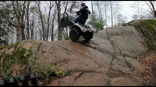 Almost lost it Tigerton ATV Park Launch [upl. by Atsedom]