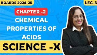 Chemical Properties Of Acids  Acid  Bases amp Salts  Class 10 Science Chapter 2  CBSE 202425 [upl. by Erasaec]