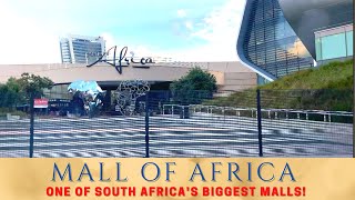 Visiting the Mall of Africa  One of South Africas Largest Malls [upl. by Anaj]